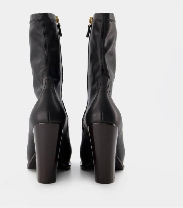Stella Mccartney Zwarte Cowboy Laarzen van Synthetisch Leer Black Dames