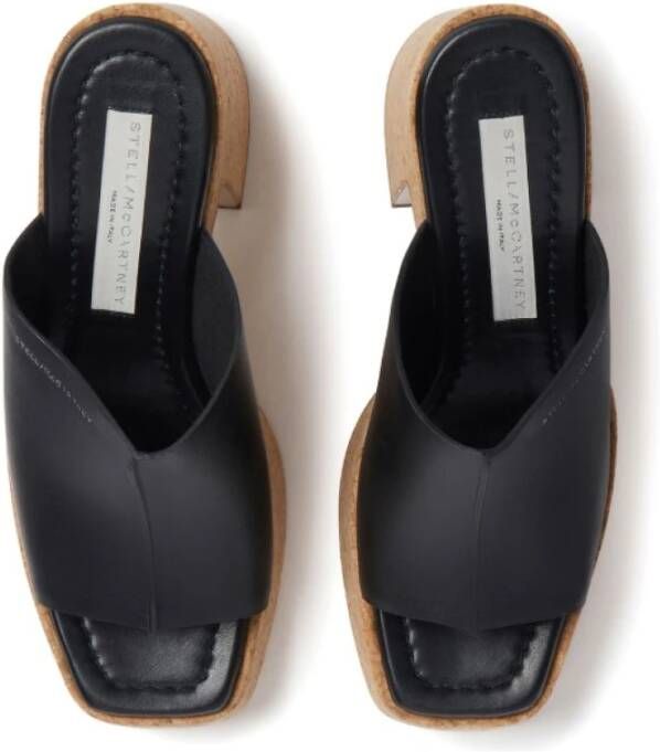 Stella Mccartney Zwarte Muiltjes Black Dames