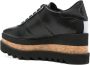Stella McCartney Zwarte Platform Sneakers met Logo Details - Thumbnail 2