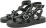 Steve Madden Aviator Black Ss24 Flat Sandals - Thumbnail 2