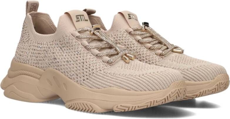 Steve Madden Beige Glitter Sneakers voor Dames Beige Dames