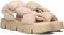 Steve Madden Beige Plateau Sandalen Bonkers-C Beige Dames - Thumbnail 8