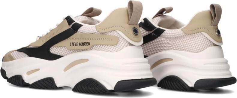 Steve Madden Beige Possession Sneakers voor Vrouwen