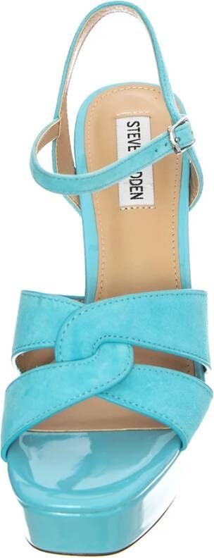 Steve Madden Blauwe Enkelband Sandalen Blue Dames
