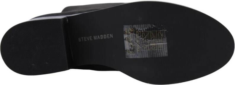 Steve Madden Brumby Laars Stijlvolle Enkellaars Black Dames