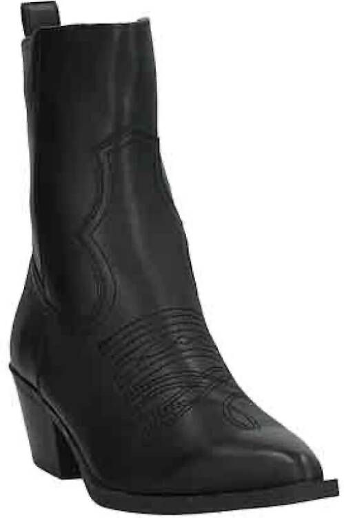 Steve Madden Cowboy Boots Black Dames