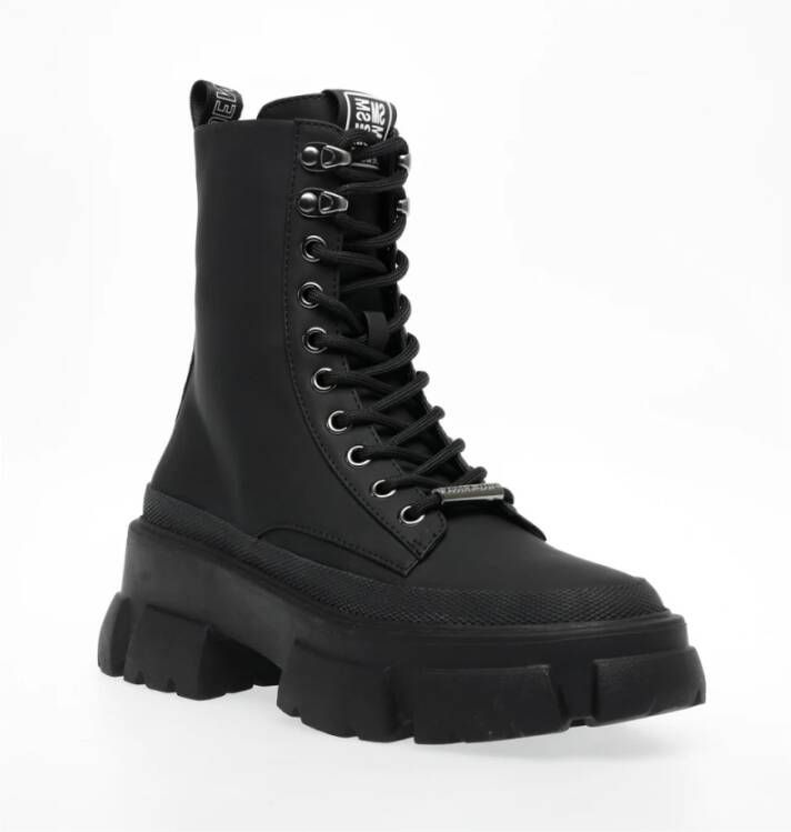 Steve Madden Stijlvolle Veterschoenen Zwart Dames