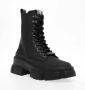 Steve Madden Forecast Veterboots Laarzen Met Veters Dames Zwart - Thumbnail 10