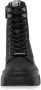 Steve Madden Forecast Veterboots Laarzen Met Veters Dames Zwart - Thumbnail 12