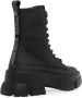 Steve Madden Forecast Veterboots Laarzen Met Veters Dames Zwart - Thumbnail 13