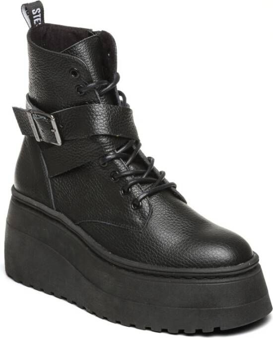 Steve Madden Pinaco Veterschoenen voor dames Zwart Dames