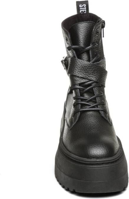 Steve Madden Pinaco Veterschoenen voor dames Zwart Dames