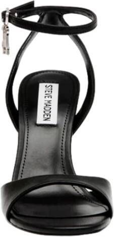 Steve Madden Elegante Leren Hoge Hak Sandalen Black Dames