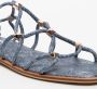Steve Madden Flat Sandals Blue Dames - Thumbnail 3