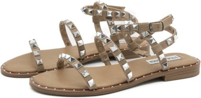 Steve Madden Flat Sandals Beige Dames