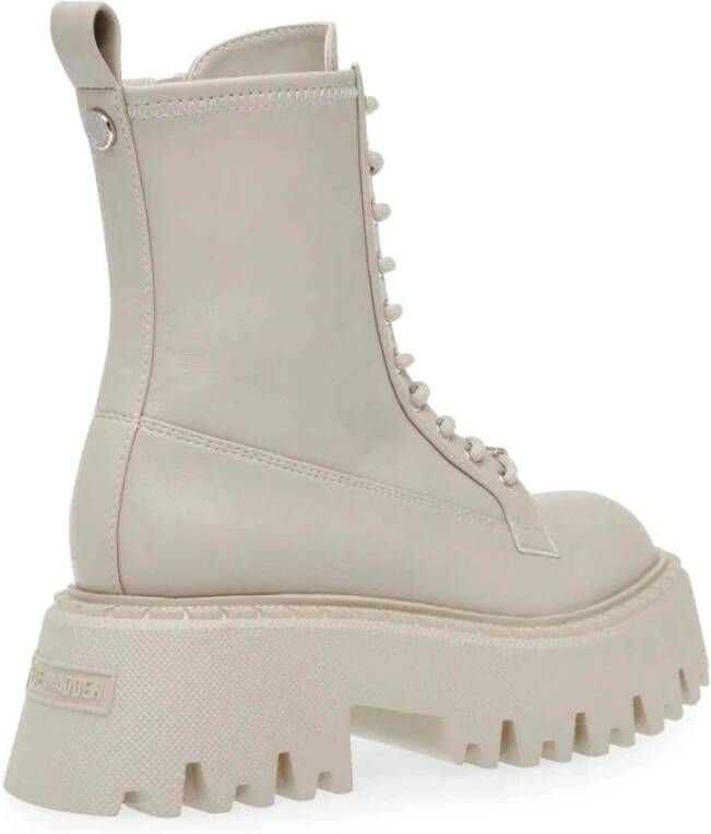 Steve Madden Gevechtslaarzen Over-Ride White Dames