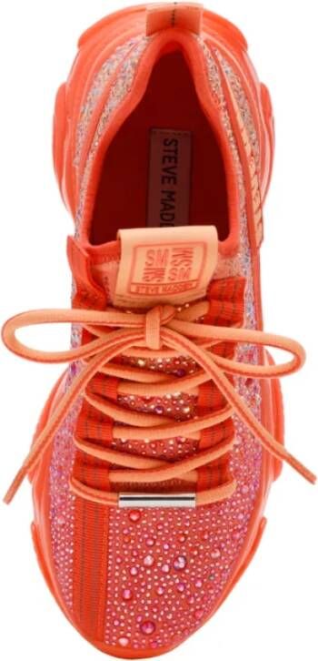 Steve Madden Glitter Perzik Koraal Sneakers Mistica Multicolor Dames