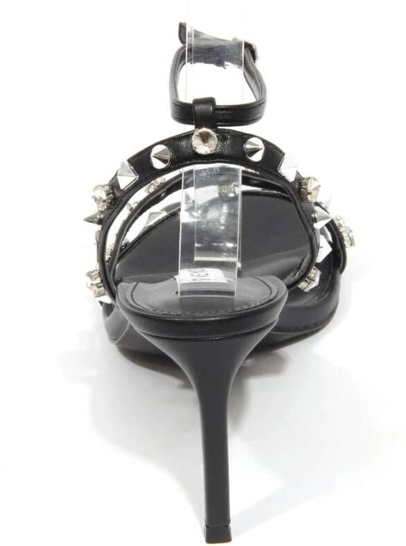 Steve Madden Glitzed Black Silver Sandaal met studs en strass