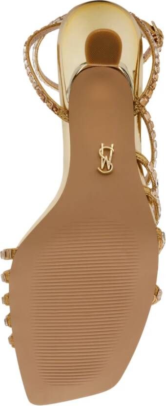 Steve Madden Gouden Sandalen voor Vrouwen