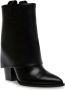 Steve Madden Lark Zwarte Western Stijl Enkellaars Black Dames - Thumbnail 2