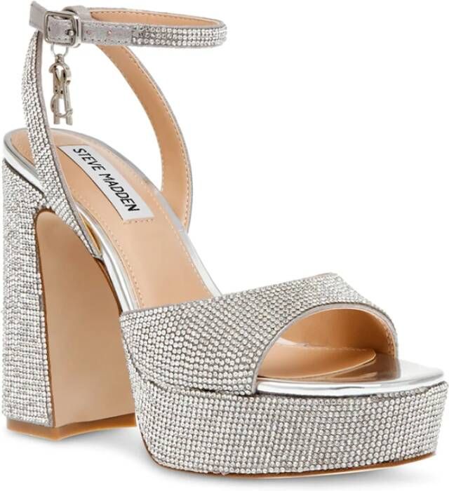 Steve Madden High Heel Sandals Gray Dames