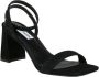 Steve Madden Luxe Suede Sandaal Zwart Model - Thumbnail 3