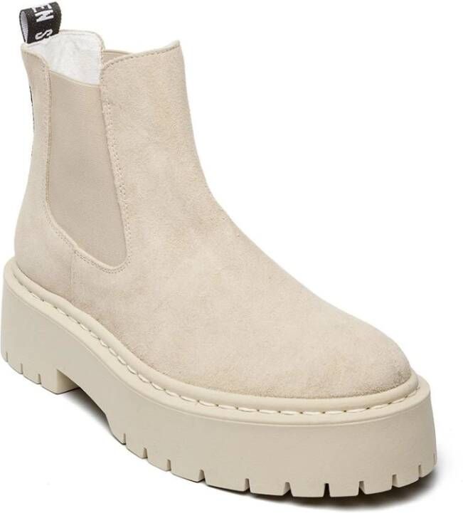 Steve Madden Hoge Laarzen Veerly Bootie Beige Dames