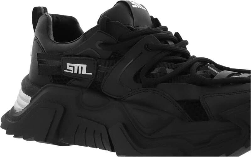 Steve Madden Stijlvolle Kingdom Sneaker voor Dames Zwart Dames