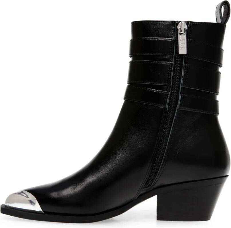 Steve Madden Kinship Zwarte Leren Laarzen