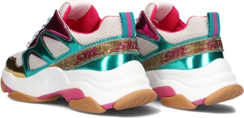 Steve Madden Gouden Lage Sneakers Medallist2 Multicolor Dames