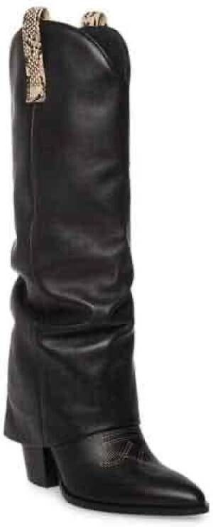 Steve Madden Lassy Boots Black Dames