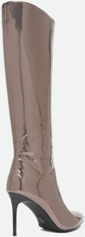 Steve Madden Lief Zilveren Laars Gray Dames