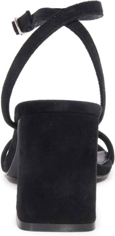 Steve Madden Luxe Suede Sandaal Zwart Model