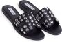 Steve Madden Marineblauwe Polka Dot Open Teen Slippers - Thumbnail 2