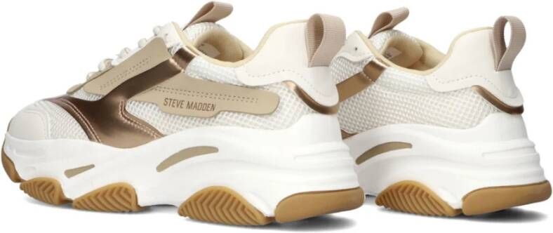 Steve Madden Meisjes Sneakers Jpossession Wit Mesh Brown Dames