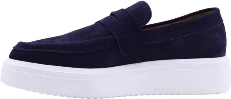 Steve Madden Mocassin Blue Heren