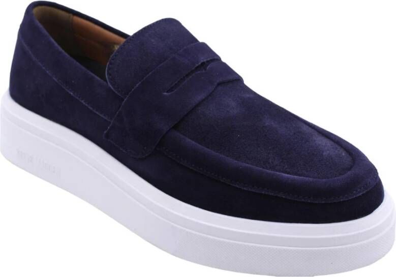 Steve Madden Mocassin Blue Heren