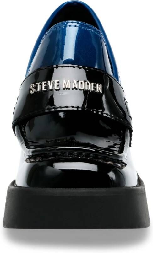 Steve Madden Multicolor lakleren loafers Blue Dames