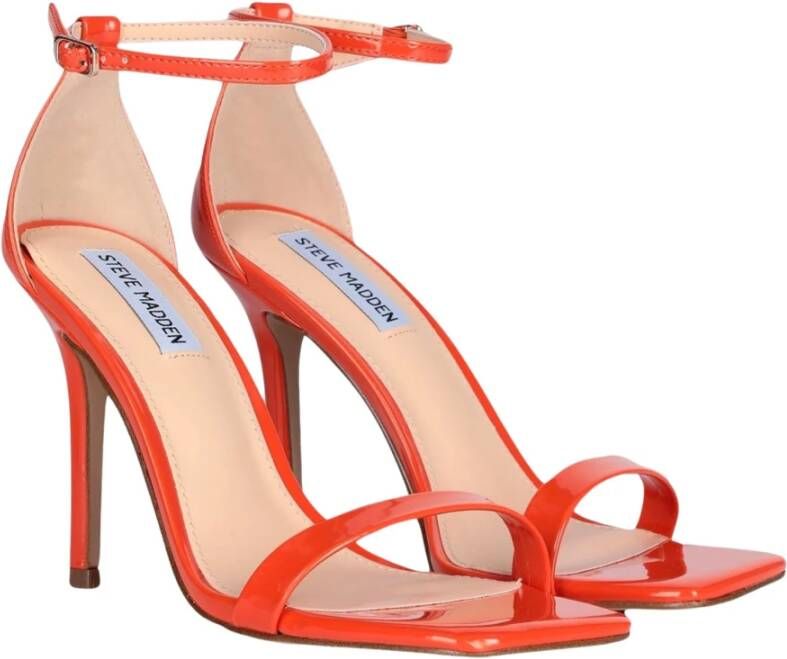 Steve Madden Oranje Lak Stiletto Sandaal Uphill