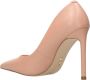 Steve Madden Gepoederde Hak Lederen Stilet Beige Dames - Thumbnail 4