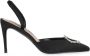 Steve Madden Zwarte Satijnen Slingback Hakken - Thumbnail 2