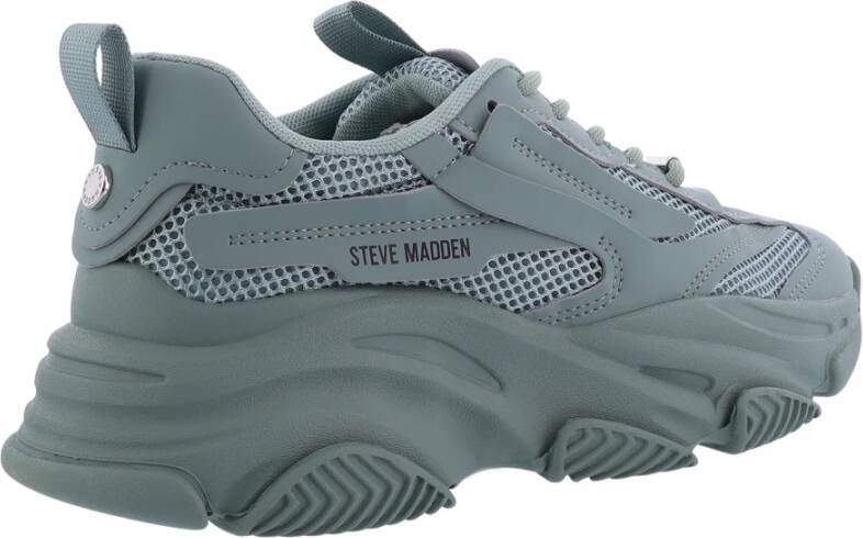 Steve Madden Stijlvolle Possession-E Sneaker Groen Dames