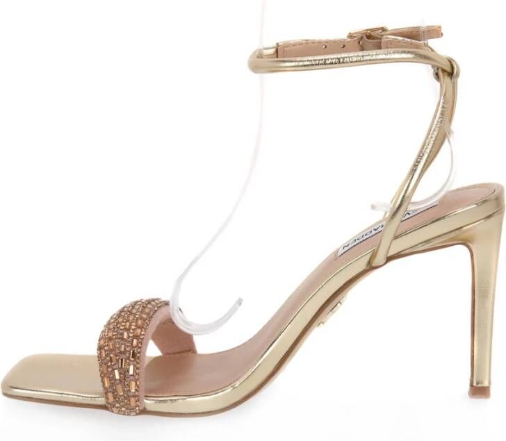 Steve Madden Gouden Verleiding Hoge Hak Sandalen Beige Dames