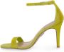 Steve Madden Hoge hak sandalen Lime Illumine Green Dames - Thumbnail 4