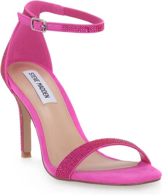 Steve Madden Hot Pink Illumine Hoge Hak Sandalen Roze Dames