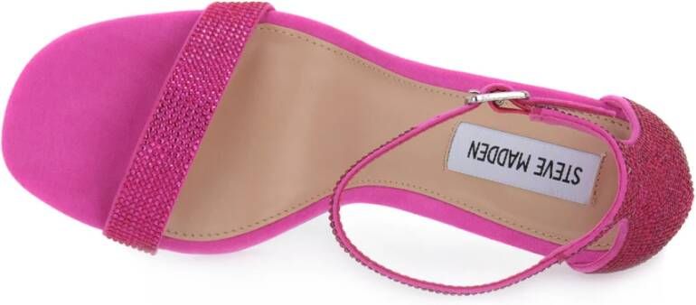 Steve Madden Hot Pink Illumine Hoge Hak Sandalen Roze Dames