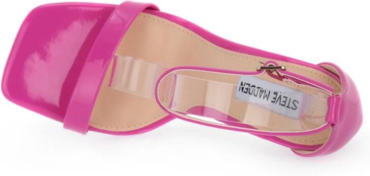 Steve Madden Magenta Uphill Hoge Hak Sandalen Roze Dames