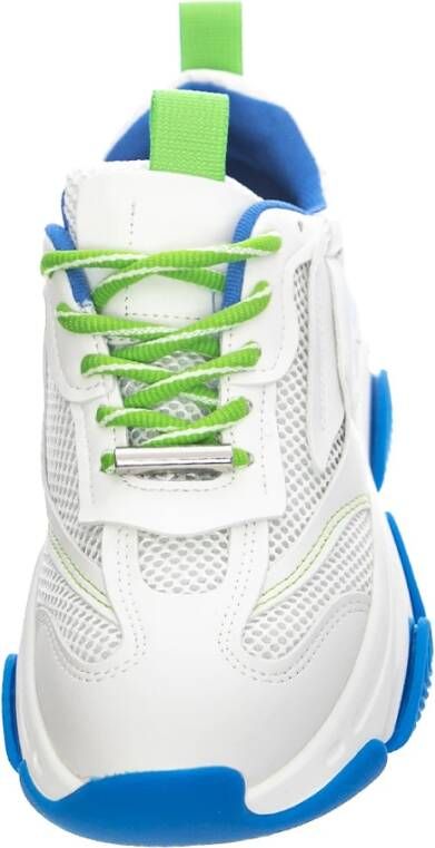 Steve Madden Witte Lage Profiel Veterschoenen Multicolor Dames