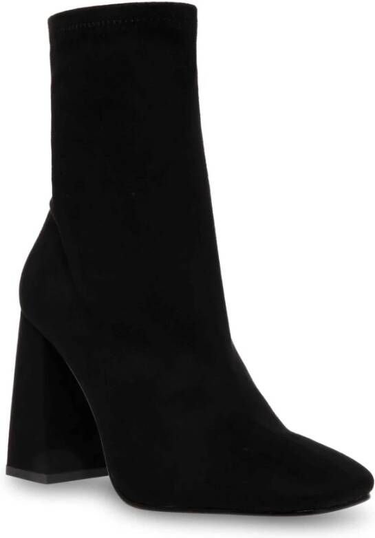 Steve Madden Chic Enkellaarsjes met Hak Black Dames
