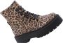 STEVE MADDEN Skylar Leopard veterboots Beige Suede Veterboots Dames - Thumbnail 2